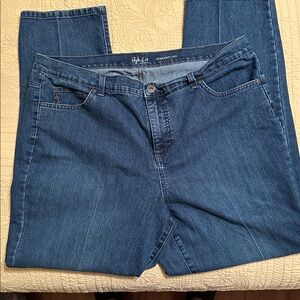 Size 18W Style & Co. Denim Blue Straight Leg Jeans